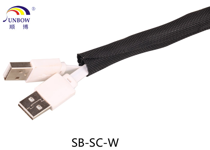 PET Braided Self Closing Cable Wrap